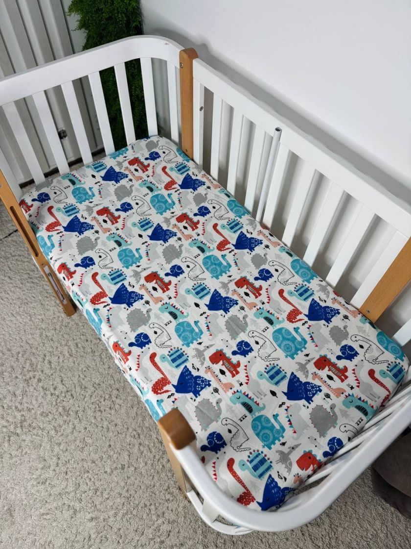 ❤ Простирадло у ліжко байкове. Принт - Динозаври контур (#78880976) ✓ Anna Konvert