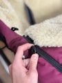 ❤ Зимовий конверт у прогулянковий візочок, санчата Maxi ForKids, 3х точковий. Колір - Бордовий (#53064271) ✓ Anna Konvert