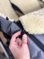 ❤ Зимовий конверт у прогулянковий візочок, санчата Maxi ForKids, 3х точковий. Колір - Сірий (#35546722) ✓ Anna Konvert