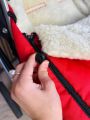❤ Зимовий конверт у прогулянковий візочок, санчата Maxi ForKids, 3х точковий. Колір - Червоний (#43277073) ✓ Anna Konvert
