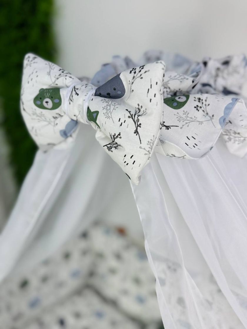 ❤ Набір у ліжко 9в1 суцільні. Принт - Звірі сірі з гілочками (#58255318) ✓ Anna Konvert