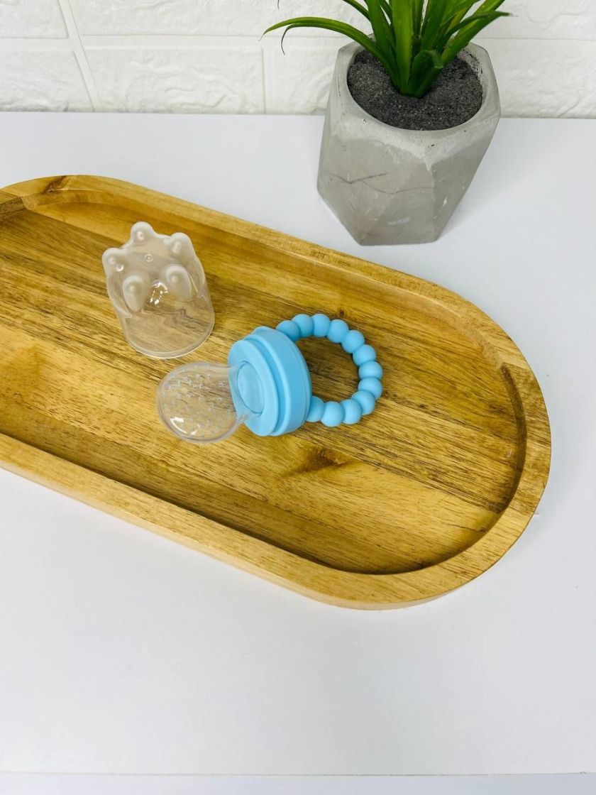 ❤ Силіконовий ніблер для годування "Намистини". Колір - summer blue (#74324437) ✓ Anna Konvert