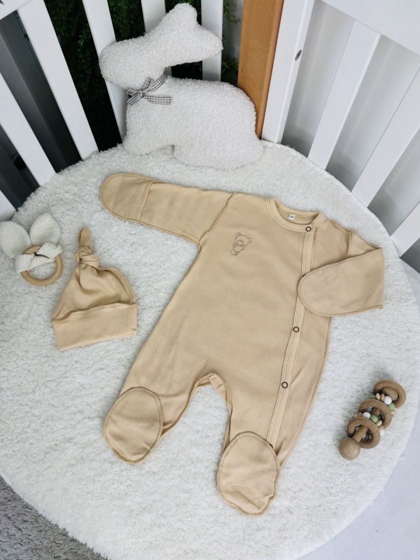 ❤ Чоловічок з шапочкою байка, 56-62см. Принт - Бежевий однотон (#11442402) ✓ Anna Konvert