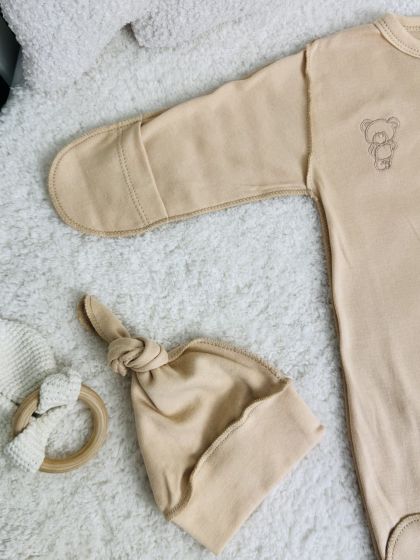 ❤ Чоловічок з шапочкою байка, 56-62см. Принт - Бежевий однотон (#11442402) ✓ Anna Konvert 2