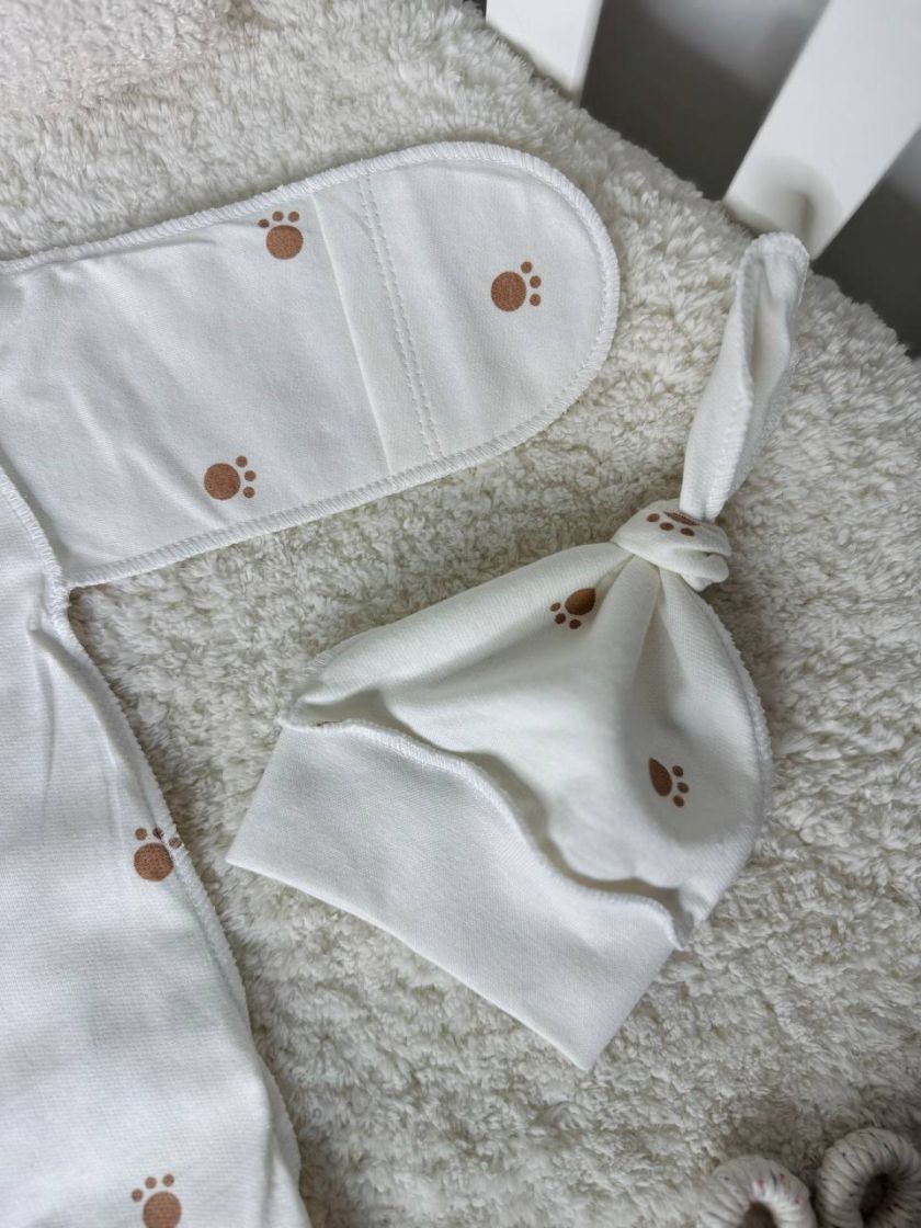 ❤ Чоловічок з шапочкою байка, 56-62см. Принт - Лапки (#5975819) ✓ Anna Konvert