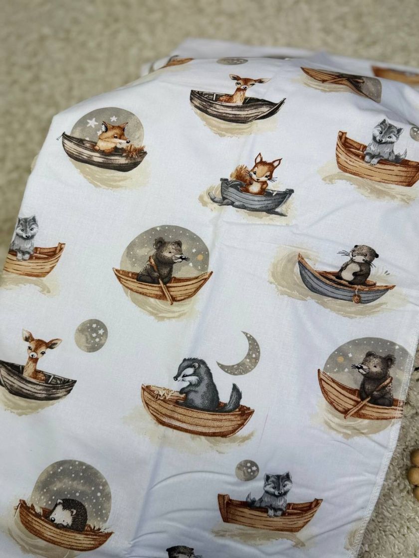 ❤ Пелюшки непромакаючі 100*80см. Принт - Звірі в човні (#51873181) ✓ Anna Konvert