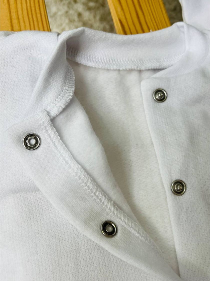 ❤ Чоловічок з шапочкою "Метелик", байка, 56р. БО. Принт - Білий з рюшами. Розмір - 56см (#38646146) ✓ Anna Konvert