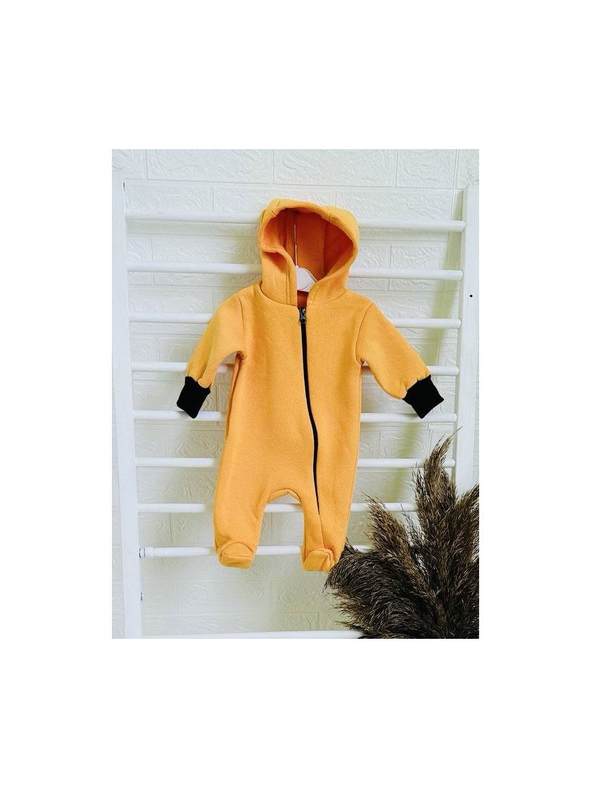 ❤ Ромпер, на флісі трьохнитка до +10 градусів.. Колір - Гірчиця. Розмір - 68-74 см (#22537181) ✓ Anna Konvert