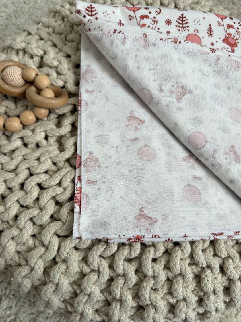 ❤ Пелюшки байкові 90*105см. Принт - Ялинка рожева (#42080346) ✓ Anna Konvert