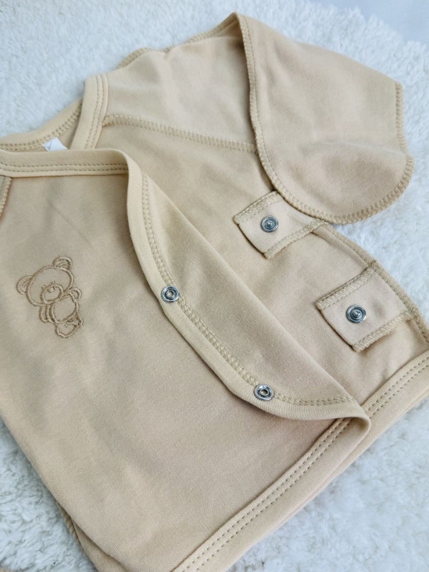 ❤ Комплект 3ка з сорочкою інтерлок 56см. Принт - Бежевий однотон (#58495379) ✓ Anna Konvert