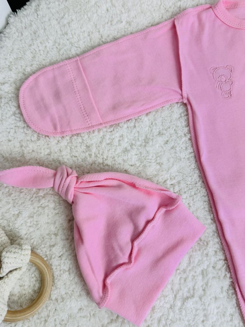 ❤ Чоловічок з шапочкою, інтерлок, 56-62р. Принт - Рожевий однотон (#46751205) ✓ Anna Konvert