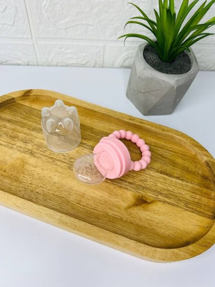 ❤ Силіконовий ніблер для годування "Намистини". Колір - rose quartz (#45204479) ✓ Anna Konvert 2