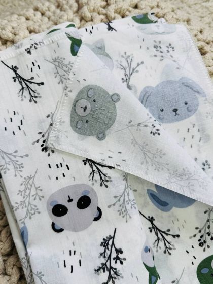 ❤ Пелюшки бавовняні. Принт - Звірі сірі з гілочками (#92627095) ✓ Anna Konvert 2