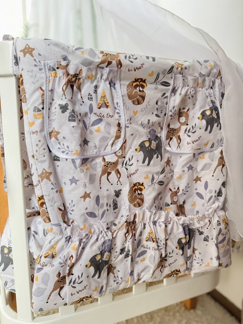 ❤ Набір у ліжко 9в1 суцільні. Принт - Єнот, бембі, зайка (#46279899) ✓ Anna Konvert