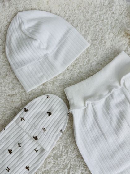 ❤ Комплект 3ка з боді інтерлок, 56р. Принт - Міккі дрібні (#55492636) ✓ Anna Konvert 2