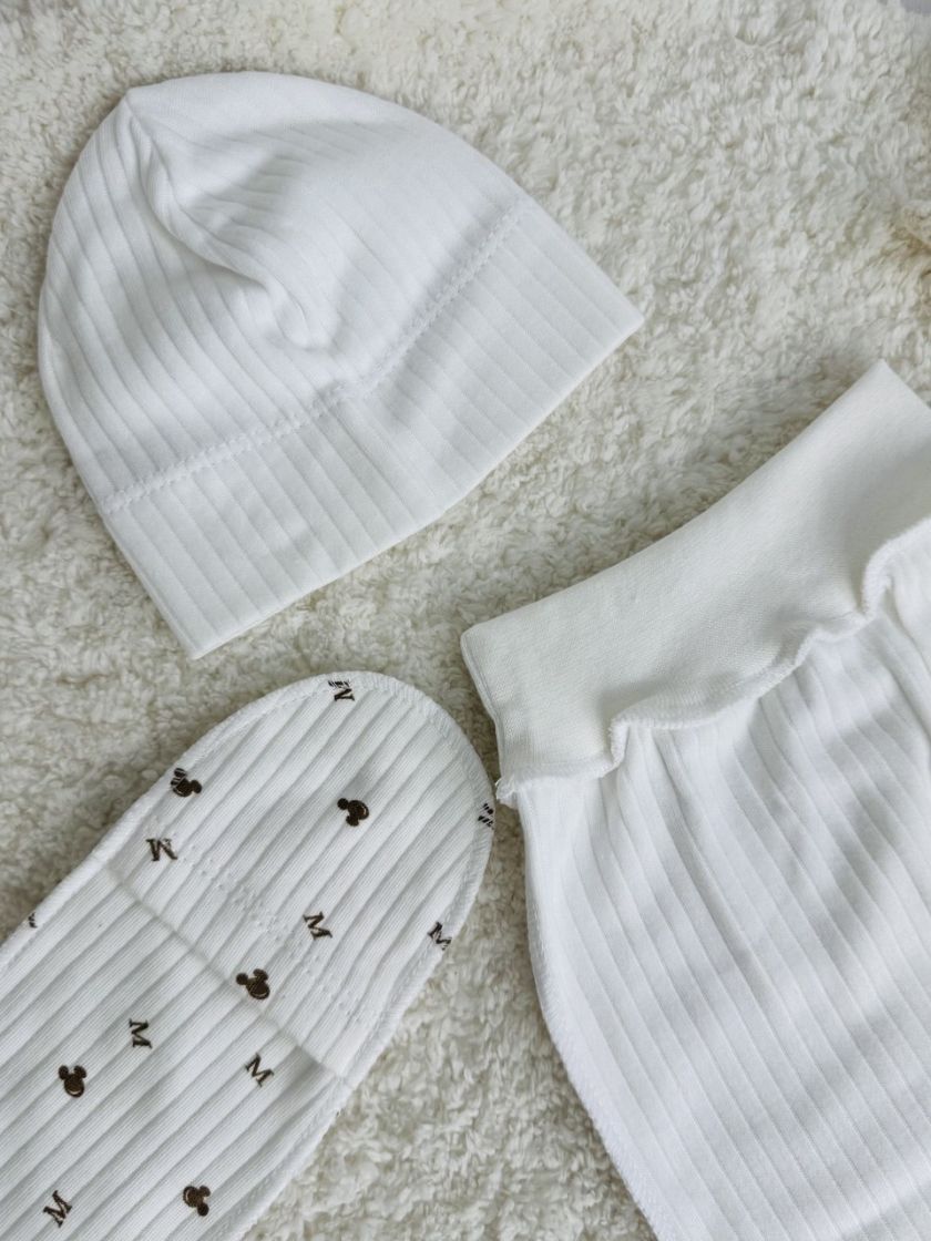 ❤ Комплект 3ка з боді інтерлок, 56р. Принт - Міккі дрібні (#55492636) ✓ Anna Konvert