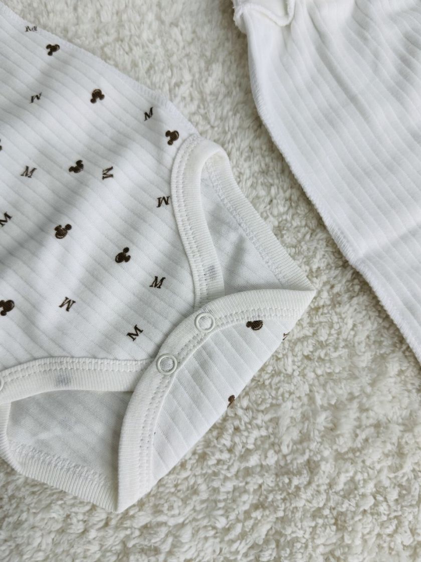 ❤ Комплект 3ка з боді інтерлок, 56р. Принт - Міккі дрібні (#55492636) ✓ Anna Konvert