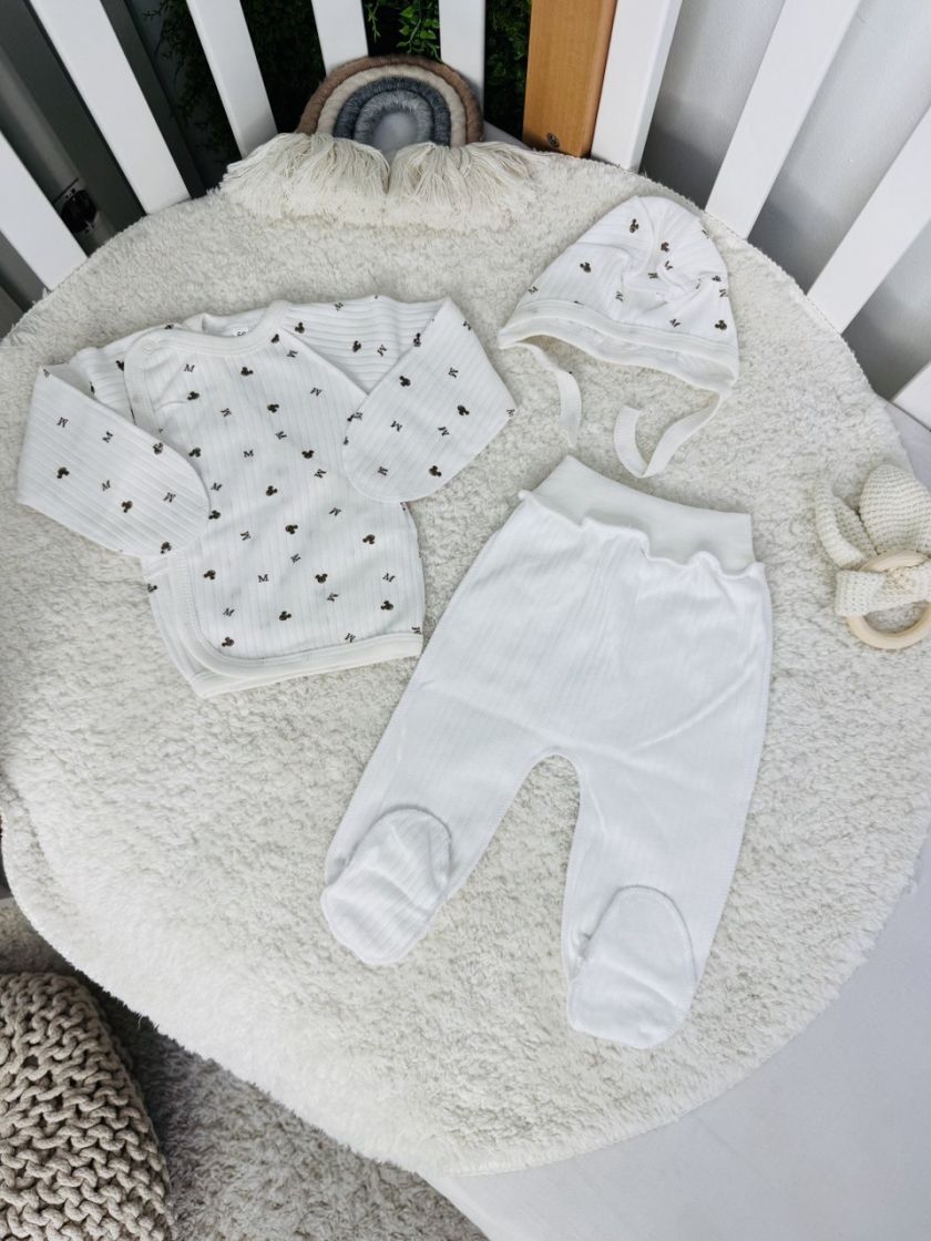 ❤ Комплект 3ка з сорочкою інтерлок 56см. Принт - Міккі дрібні (#46104115) ✓ Anna Konvert