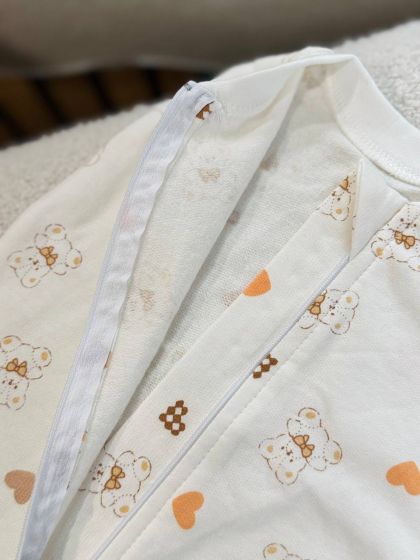 ❤ Пелюшка-кокон, на блискавці, байка Ромашка 62р. Принт - Ведмедики з різними серцями (#669229977) ✓ Anna Konvert 2