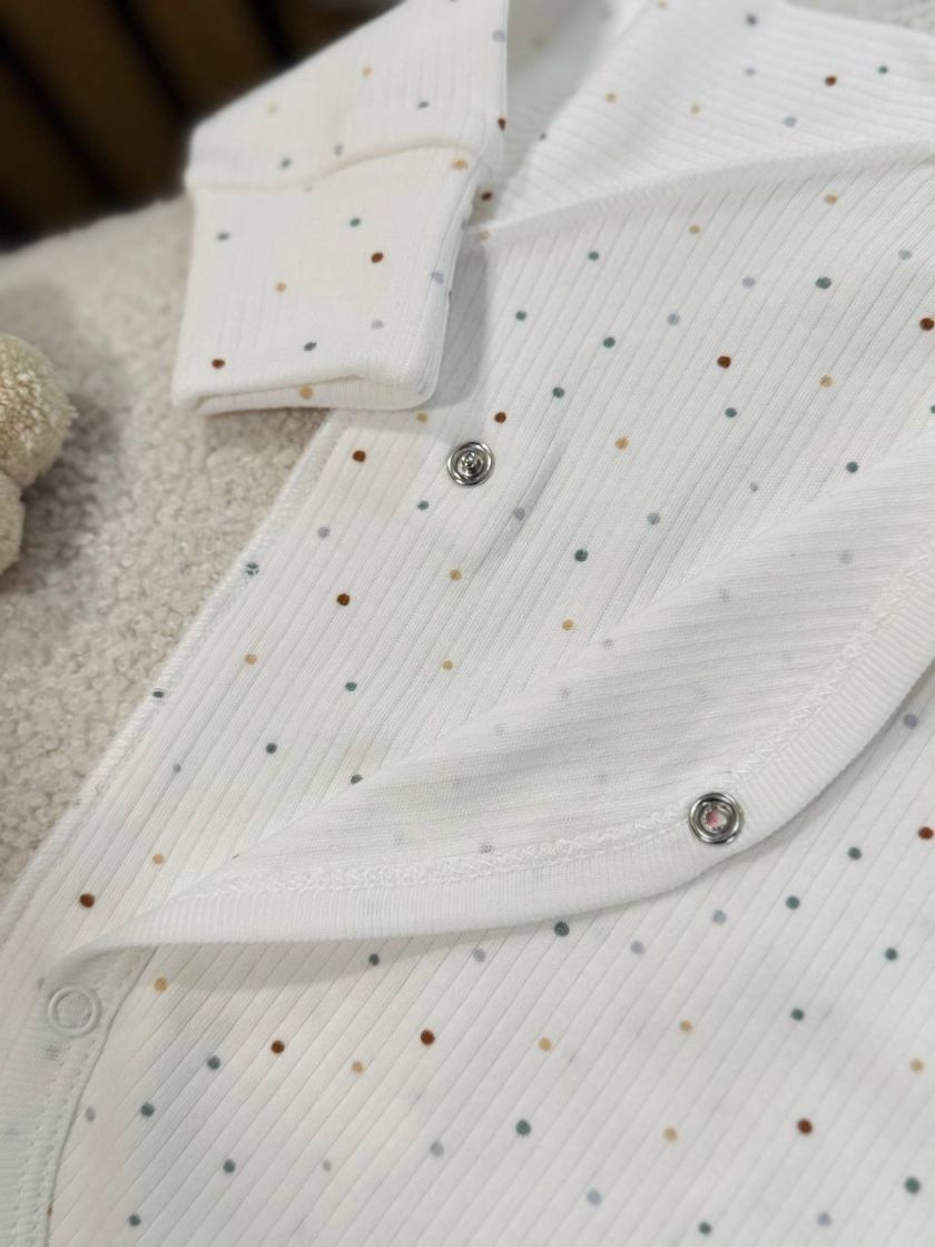 ❤ Комплект 3ка з боді інтерлок 56, Бджілка. Принт - Різнокольорові крапки, рубчик (#22878985) ✓ Anna Konvert