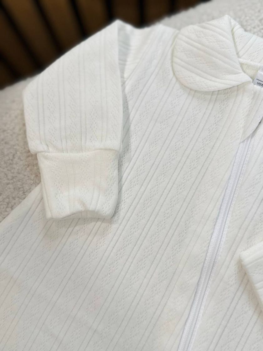 ❤ Чоловічок з шапочкою на блискавці ,інтерлок 56 Бджілка. Принт - Молочний з перфорацією (#48736152) ✓ Anna Konvert