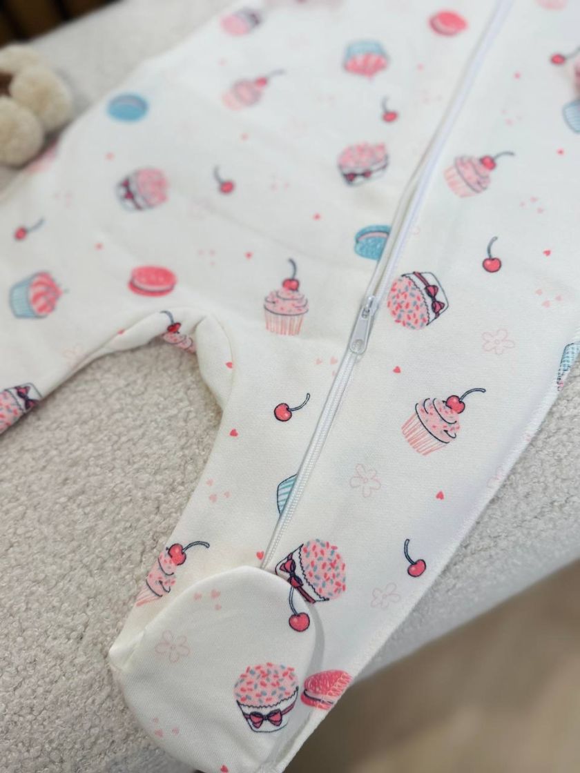 ❤ Чоловічок з шапочкою на блискавці байка, 56 Бджілка. Принт - Рожеві десерти (#17168084) ✓ Anna Konvert