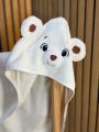 ❤ Рушник-кутик дитячий, 80*80 см. Колір - Ведмедик білий (#49787338) ✓ Anna Konvert