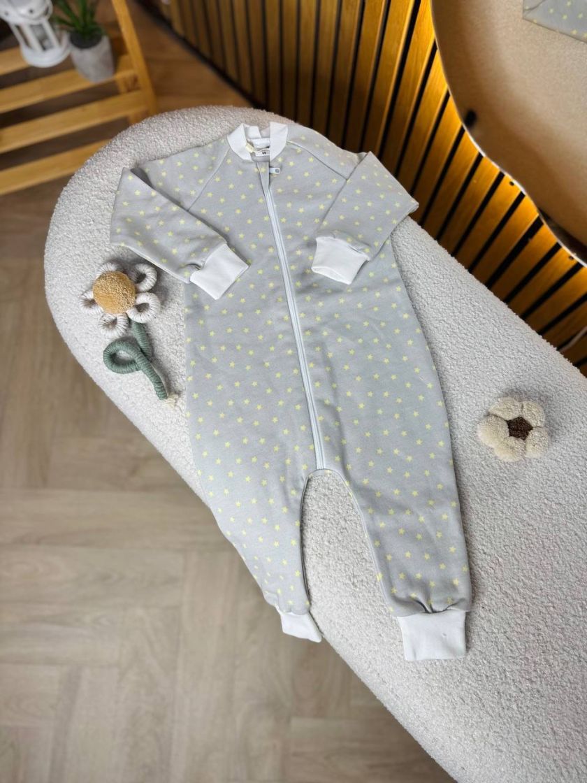 ❤ Чоловічок з блискавкою на байці "Smile". Колір - Зірки на сірому. Розмір - 74 (#38867487) ✓ Anna Konvert