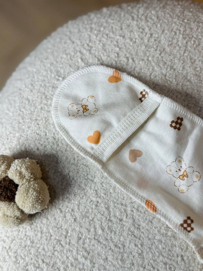 ❤ Чоловічок байка. Колір - Ведмедики з різними серцями. Розмір - 56-62см (#6781993) ✓ Anna Konvert