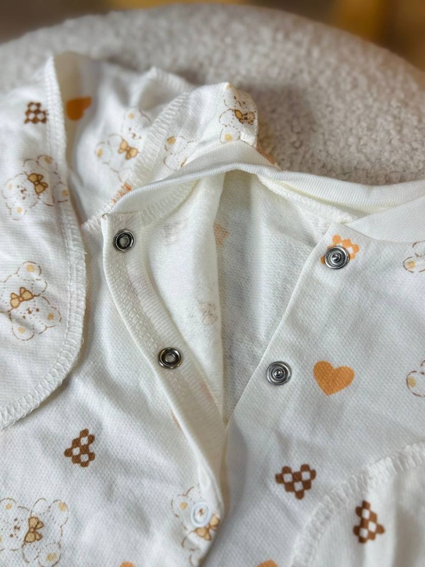 ❤ Чоловічок байка. Колір - Ведмедики з різними серцями. Розмір - 56-62см (#6781993) ✓ Anna Konvert