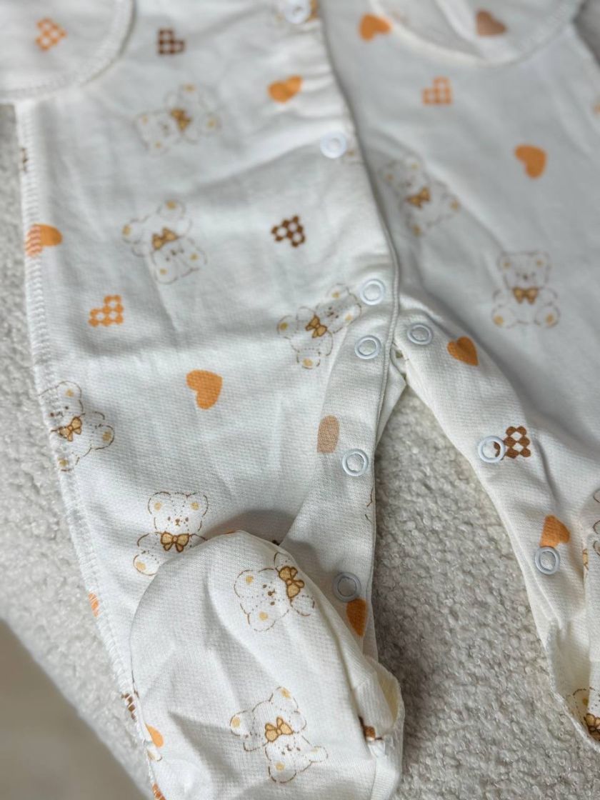 ❤ Чоловічок байка. Колір - Ведмедики з різними серцями. Розмір - 56-62см (#6781993) ✓ Anna Konvert