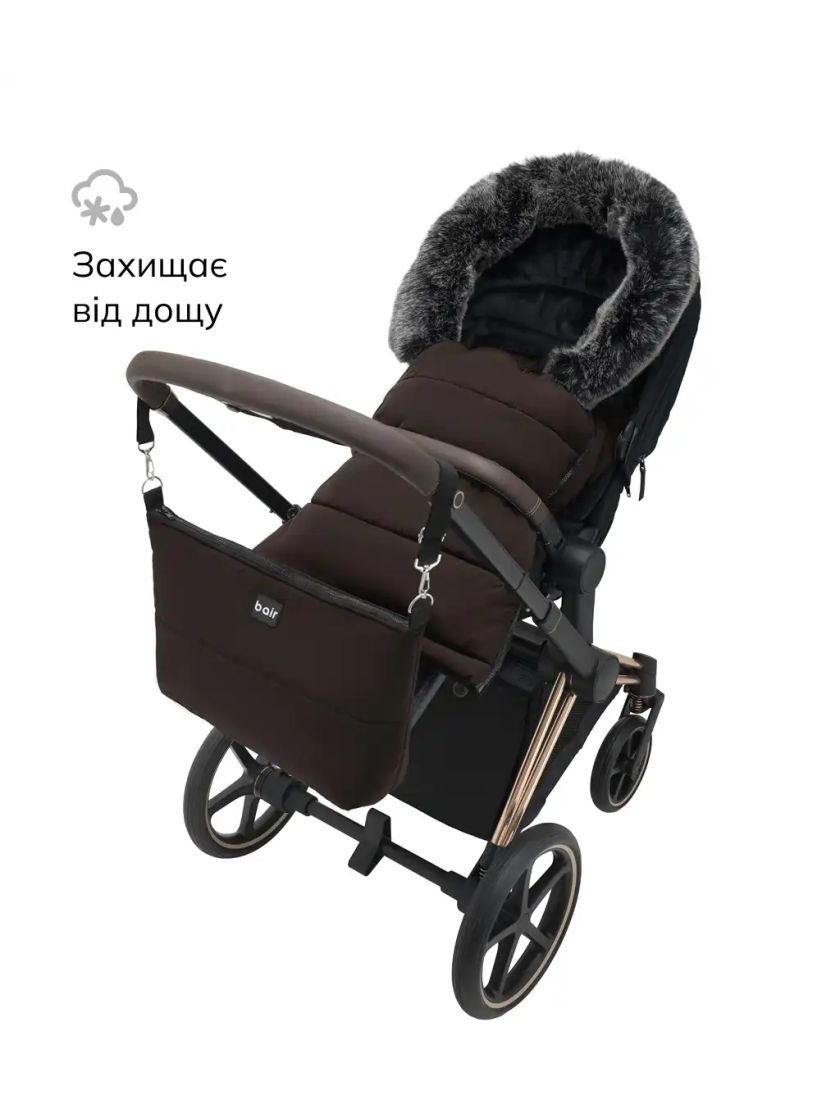 ❤ Зимовий конверт у візочок Bair Arctic від 0 до 4 років. Колір - Dark chocolate (#84089770) ✓ Anna Konvert