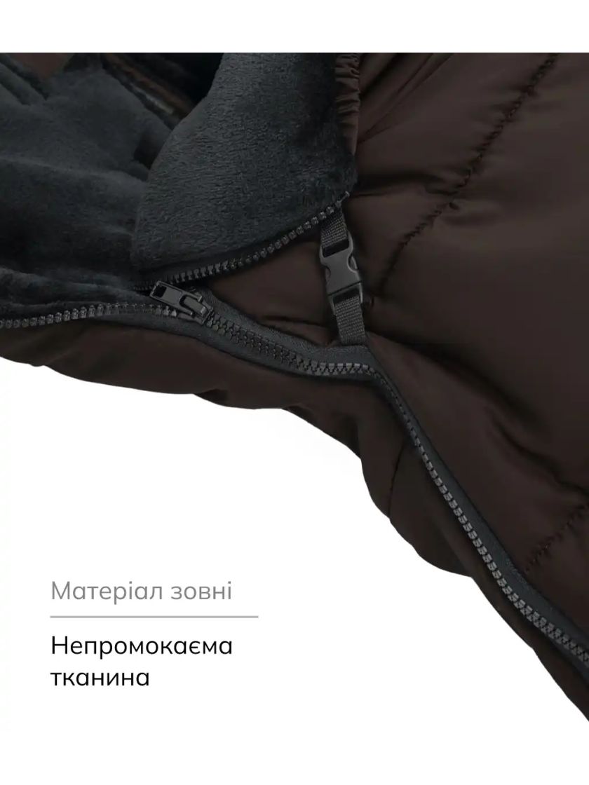 ❤ Зимовий конверт у візочок Bair Arctic від 0 до 4 років. Колір - Dark chocolate (#84089770) ✓ Anna Konvert