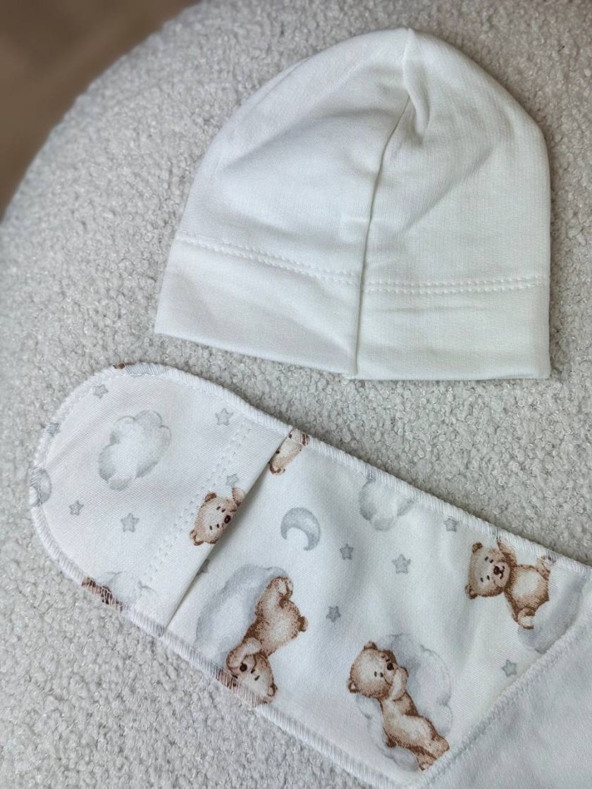 ❤ Комплект 3ка з боді, байка 56р. Принт - Ведмедик на хмаринці (#98745615) ✓ Anna Konvert