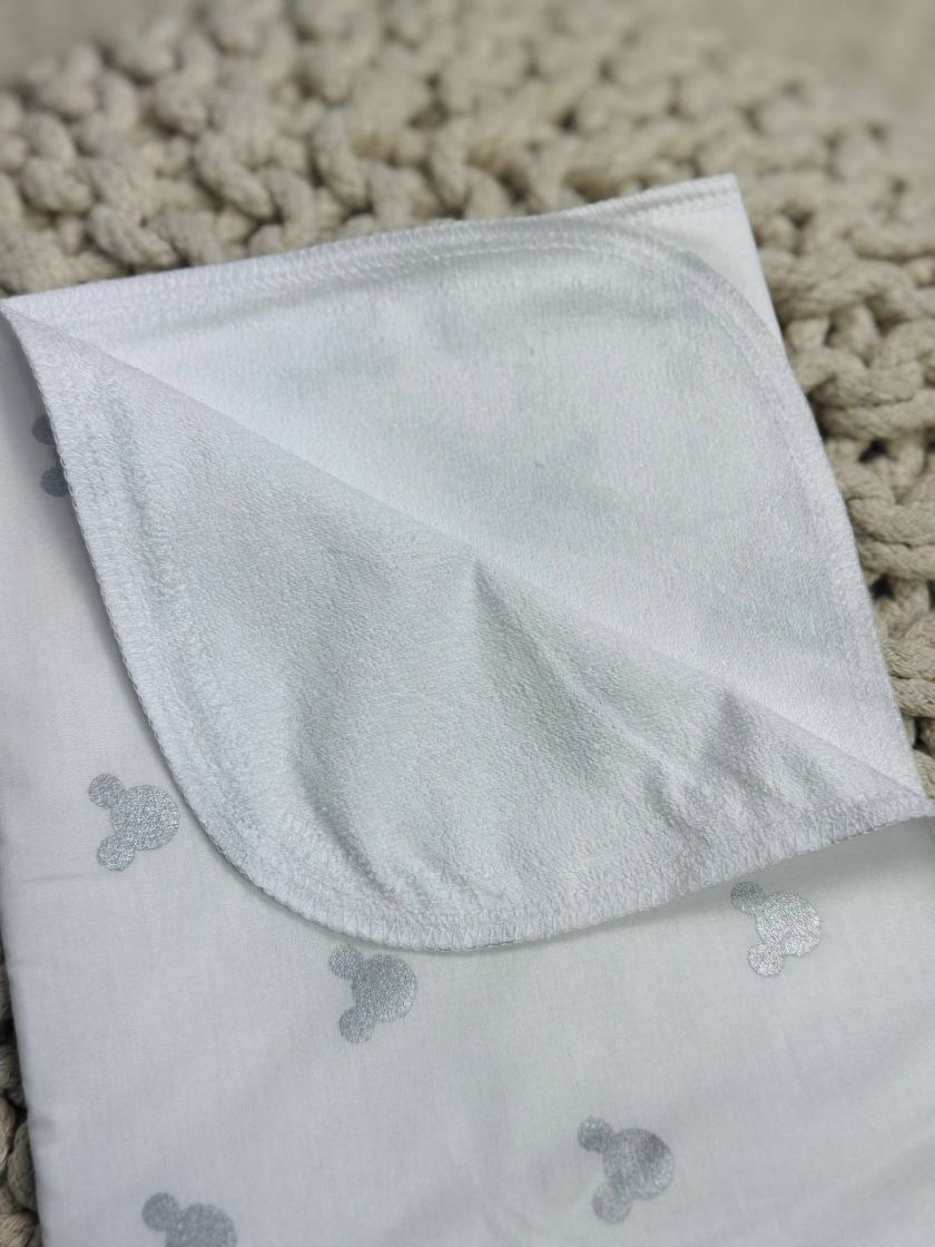 ❤ Пелюшки непромакаючі 80*50см. Принт - Сріблясті Міккі (#32487978) ✓ Anna Konvert