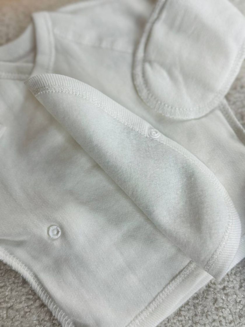 ❤ Комплект 3ка з сорочкою 56, байка Smile. Принт - Ведмедик сплячий, блакитний. Розмір - 56 (#32810390) ✓ Anna Konvert