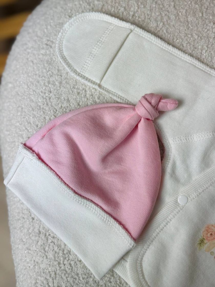 ❤ Комплект 3ка з сорочкою 56, байка Smile. Принт - Веселка з квітками. Розмір - 56 (#1970313) ✓ Anna Konvert