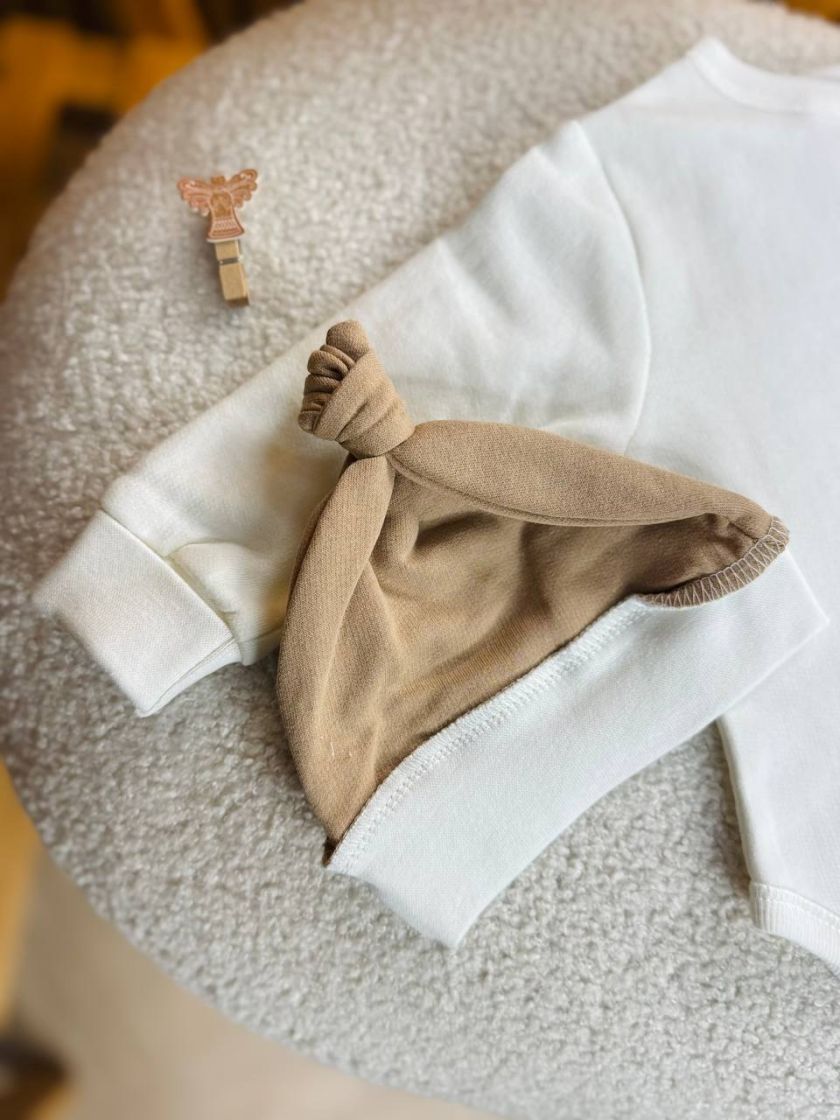 ❤ Комплект 3ка з боді на байці "Smile". Колір - Ведмедик з ялинкою. Розмір - 62 (#54192970) ✓ Anna Konvert