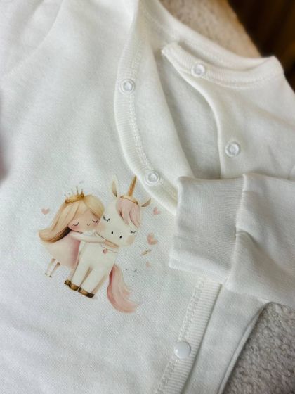 ❤ Комплект 3ка з боді на байці "Smile". Колір - Дівчинка з єдинорогом. Розмір - 62 (#49092542) ✓ Anna Konvert 2