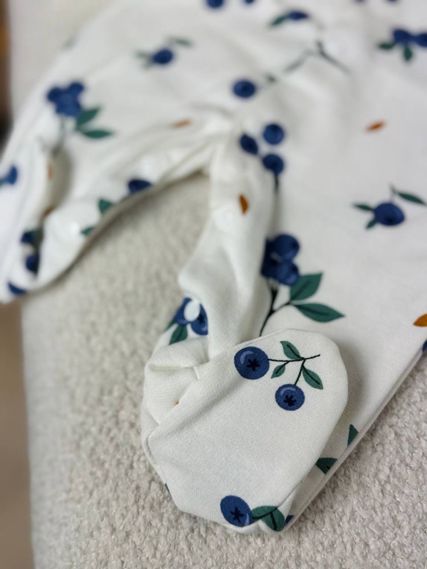 ❤ Чоловічок з шапочкою на байці, Smile. Принт - Гілочки з лохиною. Розмір - 62 (#96779332) ✓ Anna Konvert