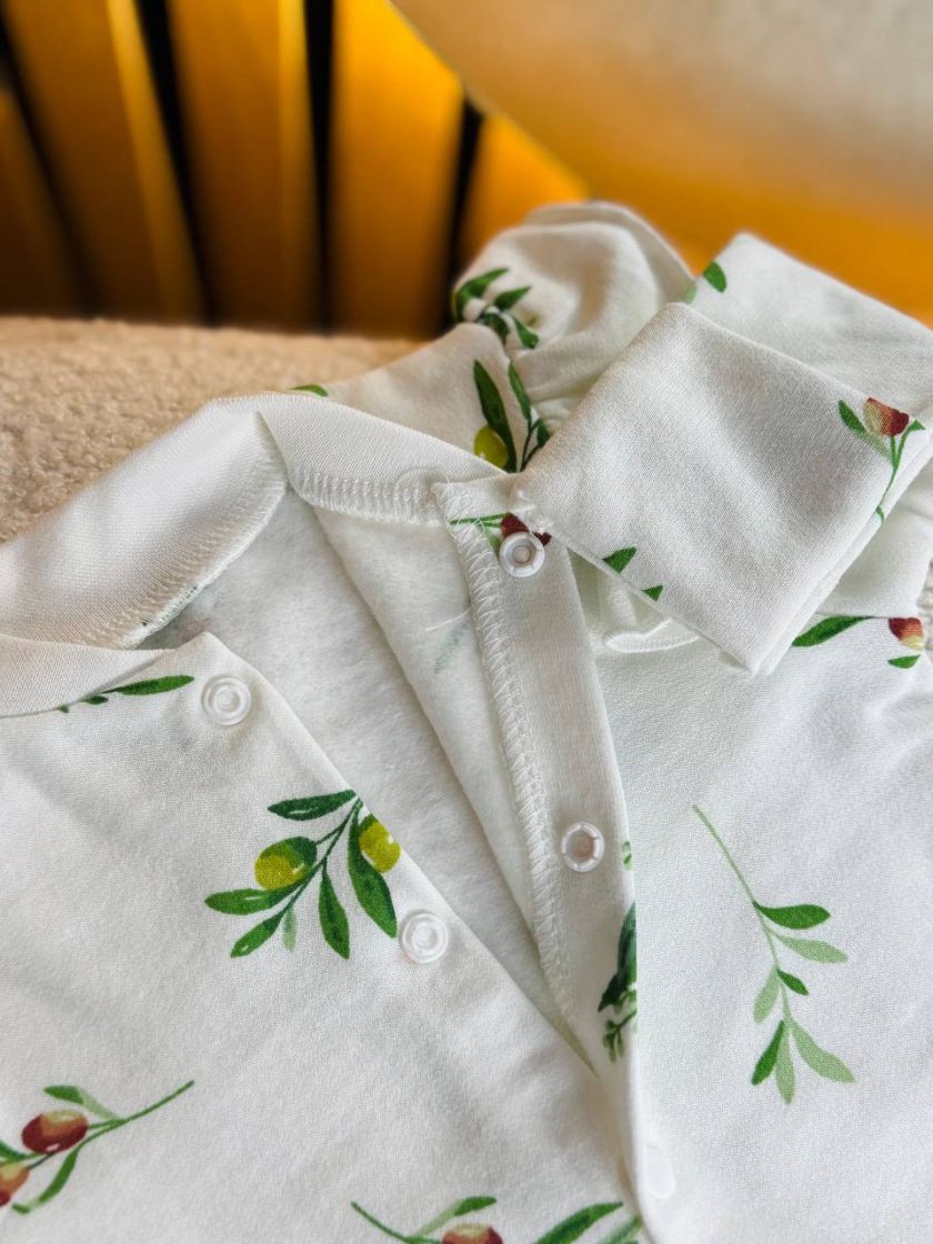 ❤ Чоловічок з шапочкою на байці, Smile. Принт - Гілочки з оливками. Розмір - 62 (#83596946) ✓ Anna Konvert