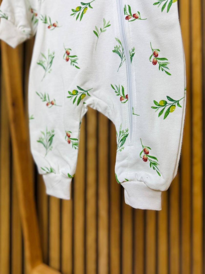 ❤ Чоловічок з блискавкою на байці "Smile". Колір - Гілочки з оливками. Розмір - 68 (#64809990) ✓ Anna Konvert