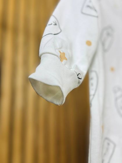 ❤ Чоловічок з блискавкою на байці "Smile". Колір - Пляшечка Milk з зірками. Розмір - 68 (#3695645) ✓ Anna Konvert 2