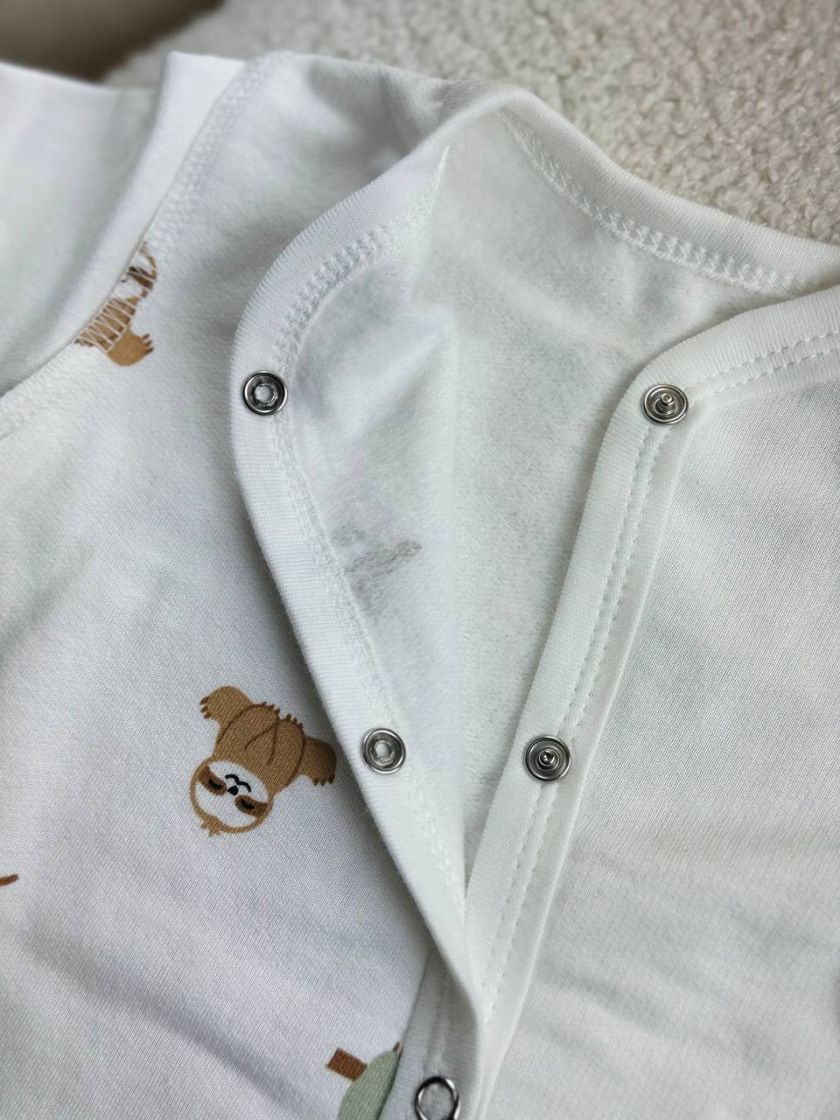 ❤ Чоловічок з шапочкою "Метелик", байка, 62р. БО. Принт - Лінивці на гілках. Розмір - 62 (#81337282) ✓ Anna Konvert