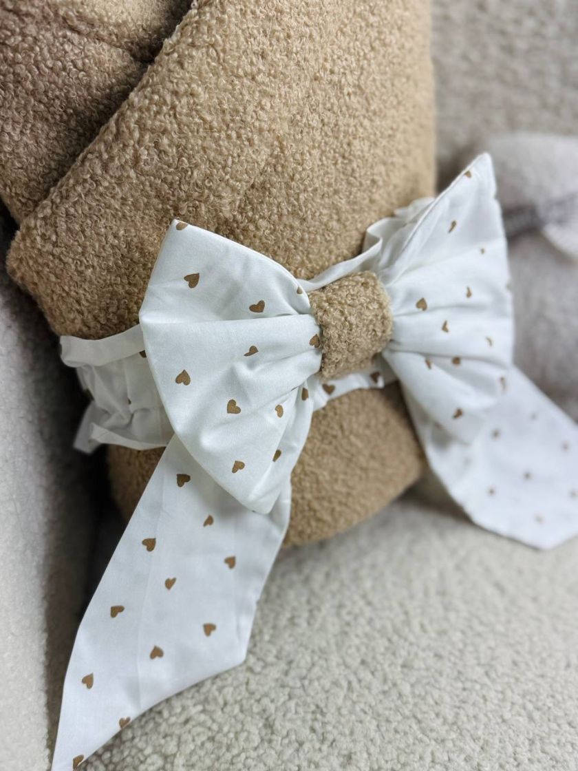 ❤ Демісезонний конверт-плед бараш. Колір - Пісочний серця бежеві (#45071678) ✓ Anna Konvert