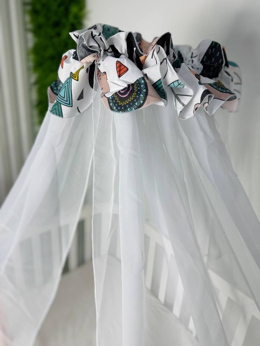 ❤ Балдахин фатиновий, принтований. Принт - Лісові звірі (#9071708) ✓ Anna Konvert