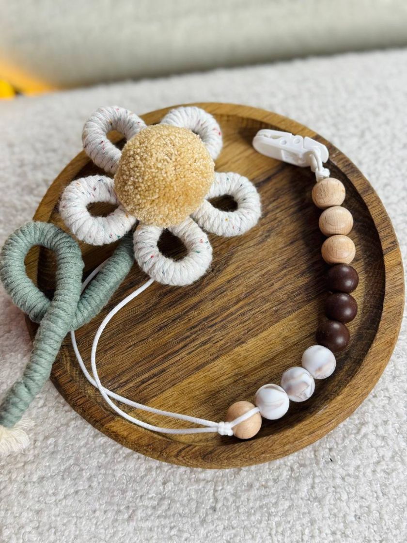 ❤ Тримач для пустушки. Колір - Шоколад/мрамур (#66971565) ✓ Anna Konvert