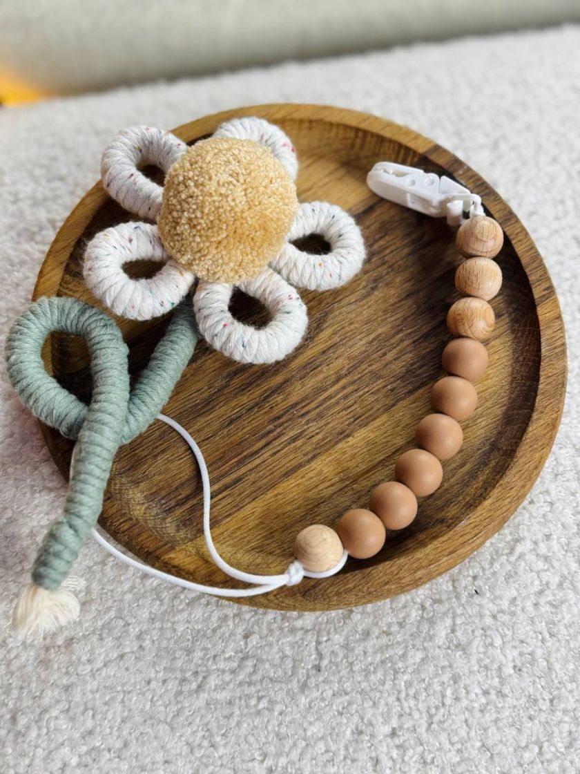 ❤ Тримач для пустушки. Колір - Бежевий (#77349801) ✓ Anna Konvert