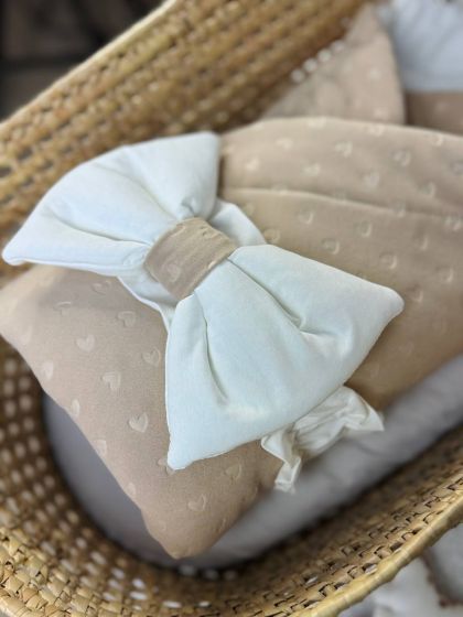 ❤ Демісезонний конверт велюровий в серцях. Колір - Бежевий (#49586227) ✓ Anna Konvert 2