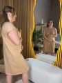 ❤ Сорочка на пологи бавовняна. Колір - Масло. Розмір - 50-52 (#61465176) ✓ Anna Konvert